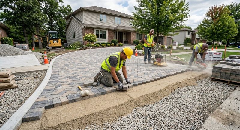 Driveway Pavers Installation in Sacramento, CA