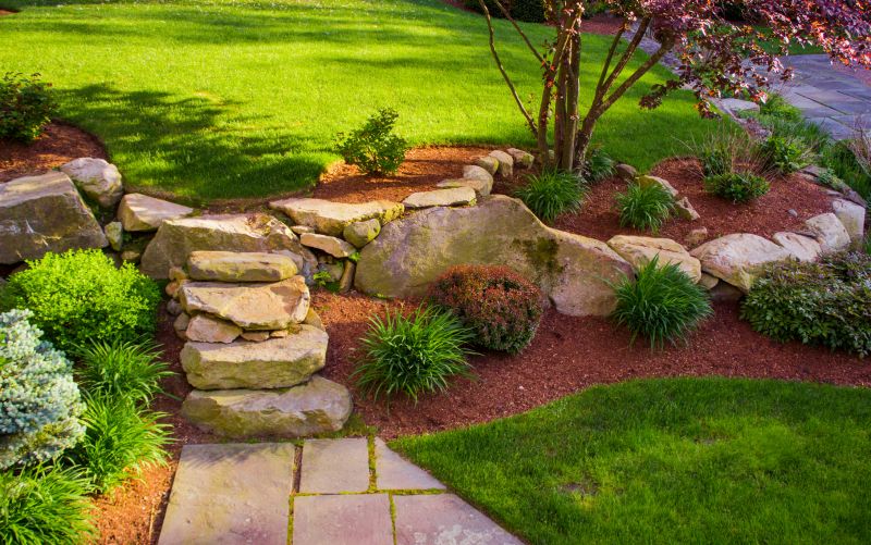 Rock Hardscaping Installation