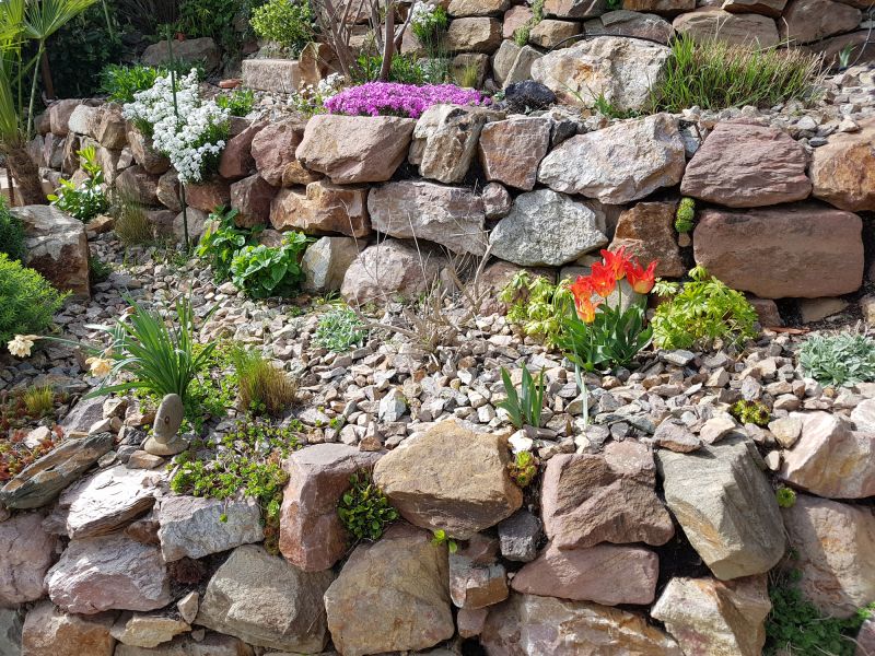 Rock Hardscaping Installation